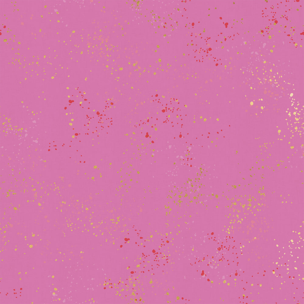 Ruby Star Society - Speckled RS5027-41M Daisy metaillinen puuvillakangas, maaliroiske-tekstuurilla, suunniteltu Rashida Coleman-Halen toimesta.