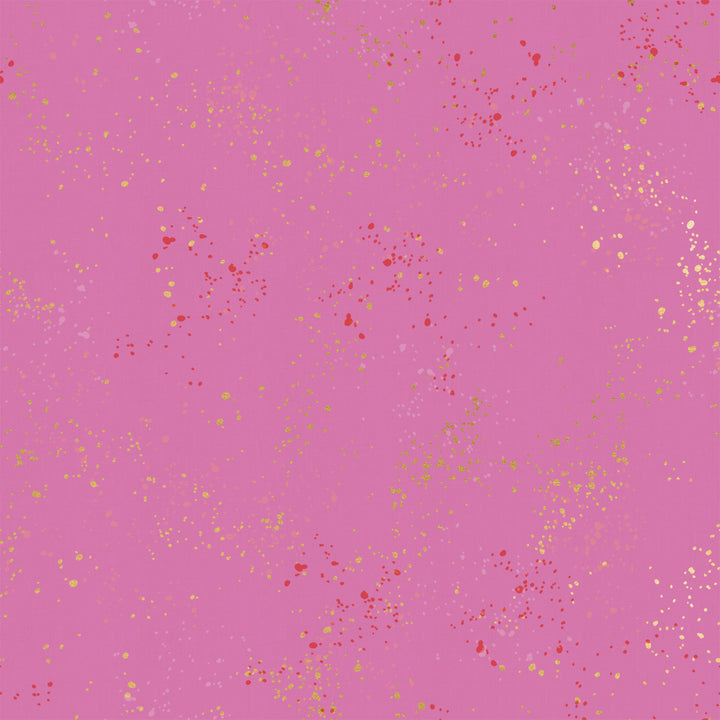 Ruby Star Society - Speckled RS5027-41M Daisy metaillinen puuvillakangas, maaliroiske-tekstuurilla, suunniteltu Rashida Coleman-Halen toimesta.