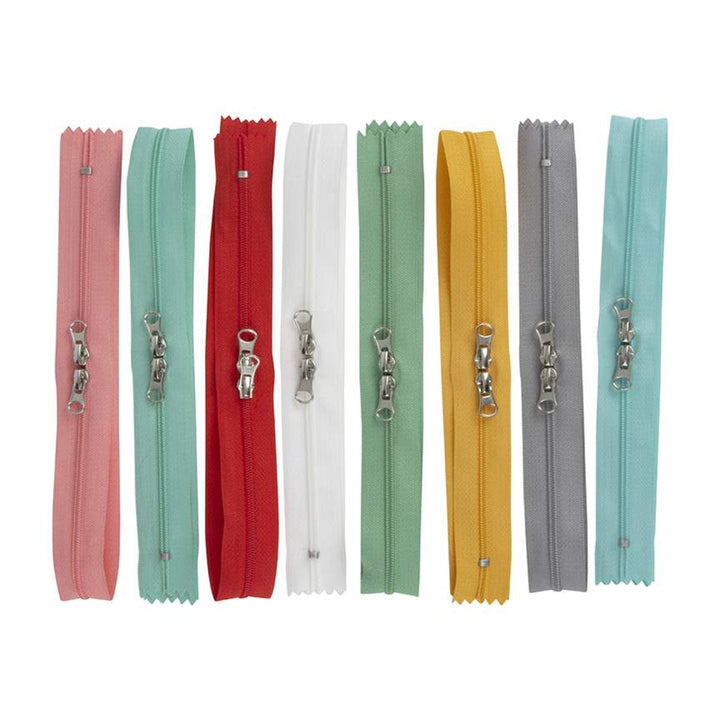 Lori Holt - My Happy Place Zippers vetoketjut 8 kpl 40cm