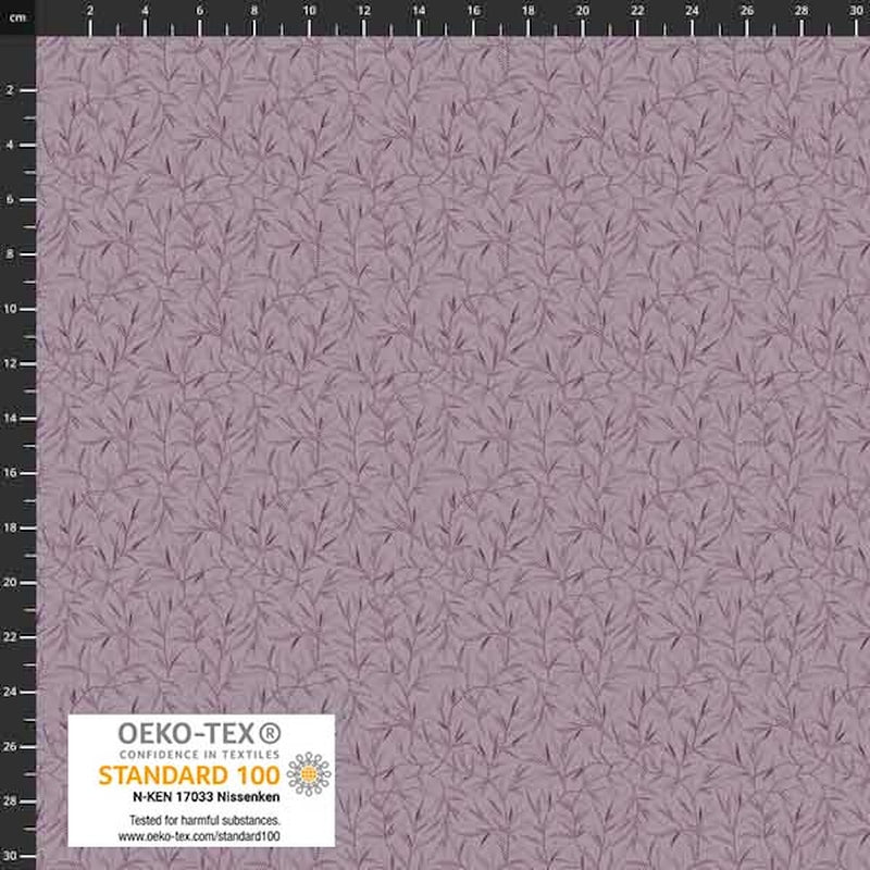 Tiny Delights malva pikkukuosinen puuvillakangas pienellä kuviolla, OEKO-TEX-sertifioitu