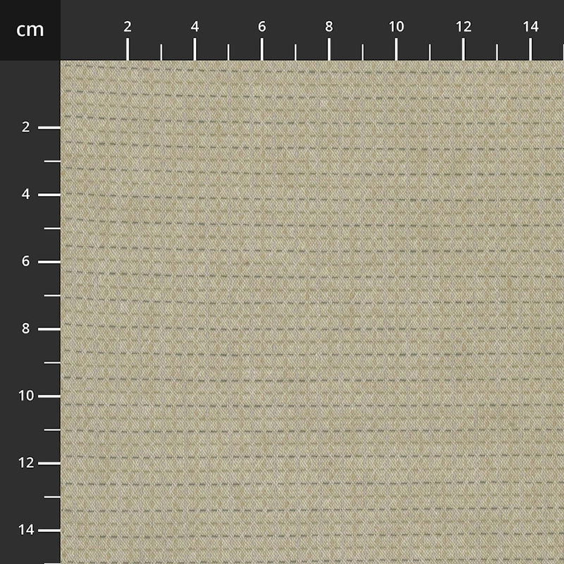 Tochio Lankavärjätty 4547-391 hiekka lankavärjätty ruudullinen puuvillakangas, Stof Fabrics, 112 cm leveä
