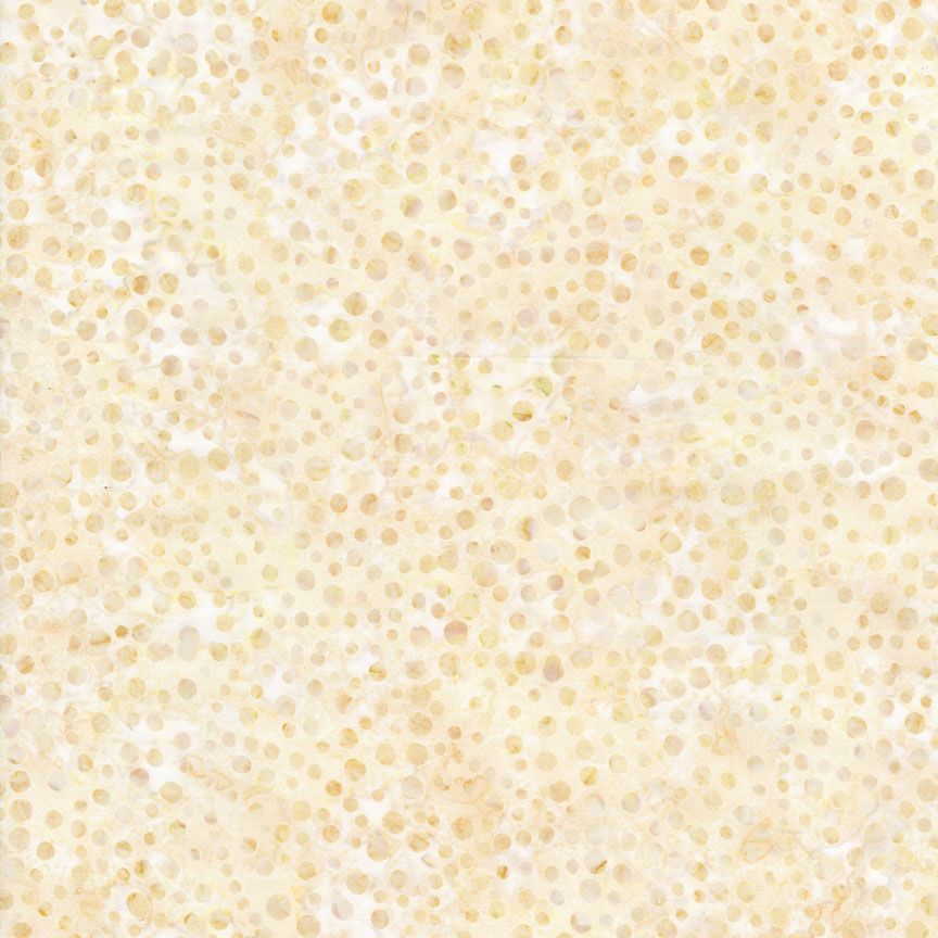 Tonga Pansy - Fizzy Dots Toffee B7168 puuvillakangas batiikki, naturaali sävyissä, täpliä