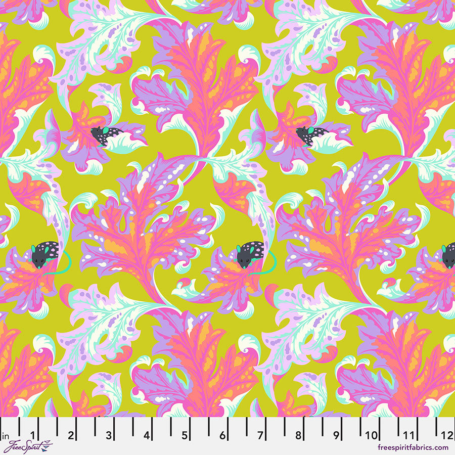 Tula Pink, Tabby Road (Deja Vu) - Eek Electroberry PWTP093.ELECTROBERRY puuvillakangas