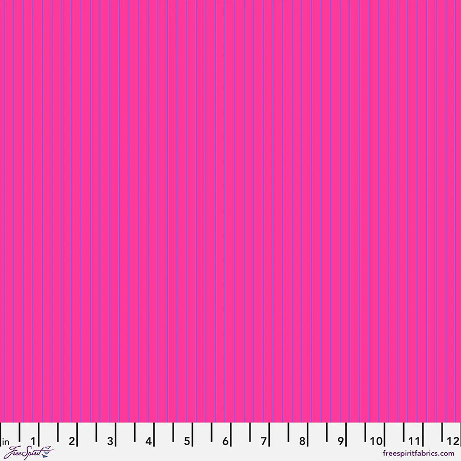 FreeSpirit Fabrics Tula Pink True Colors Tiny Stripes Mystic - 100% puuvillakangas tilkkutöihin, askarteluun ja ompeluprojekteihin.
