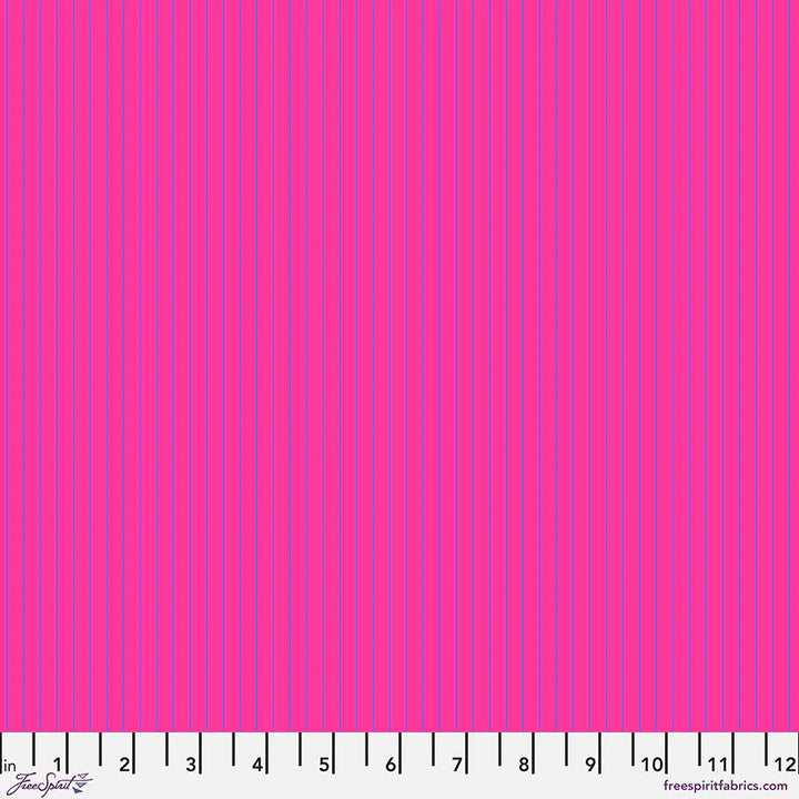 FreeSpirit Fabrics Tula Pink True Colors Tiny Stripes Mystic - 100% puuvillakangas tilkkutöihin, askarteluun ja ompeluprojekteihin.