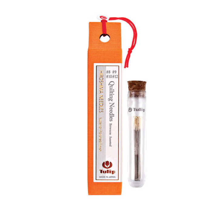 Tulip Hiroshima Quilting Needles Assorted (Betweens) #8, #9, #10, #12 quilting eye needles