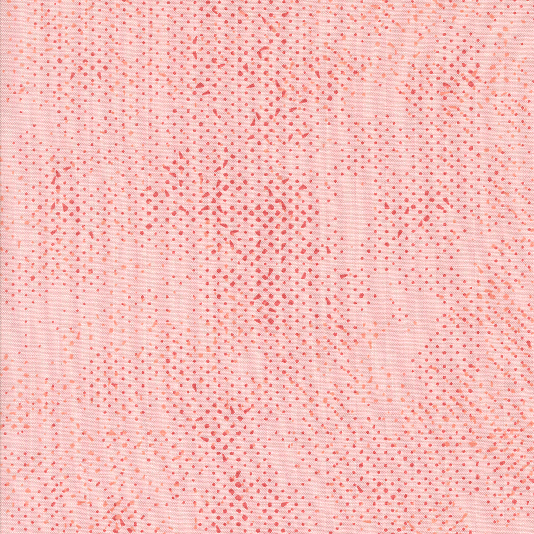 Zen Chic Simply Cozy Spotted Pale Pink -puuvillakangas, moderni täpläkuosi, täydellinen tilkkutöihin ja ompeluprojekteihin.