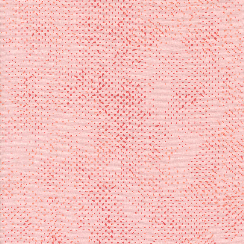 Zen Chic Simply Cozy Spotted Pale Pink -puuvillakangas, moderni täpläkuosi, täydellinen tilkkutöihin ja ompeluprojekteihin.