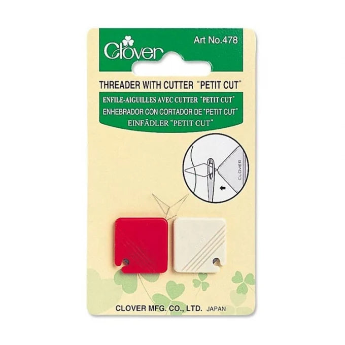 Clover Petit Cut - Neulansilmän langoitin-lankaleikkuri 478