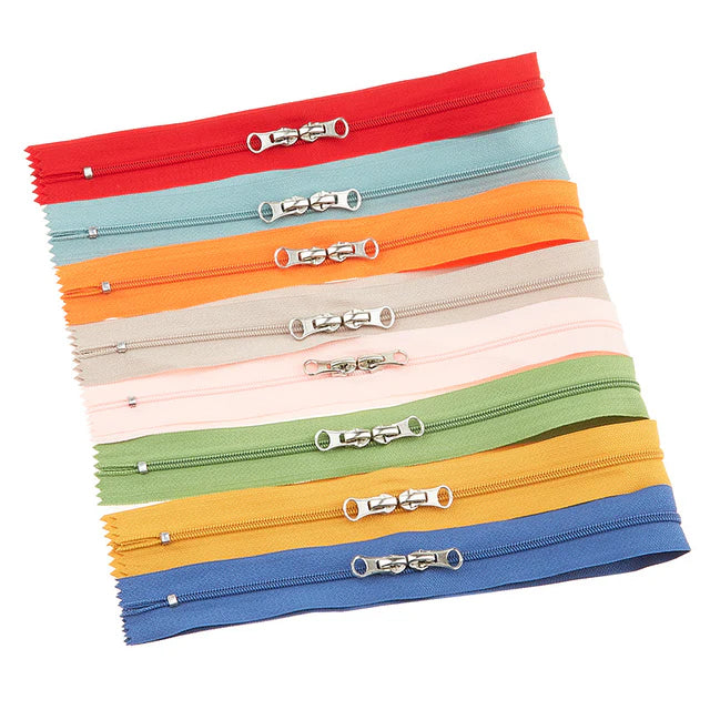 Lori Holt - Happy Zippers II vetoketjut 8 kpl 40cm