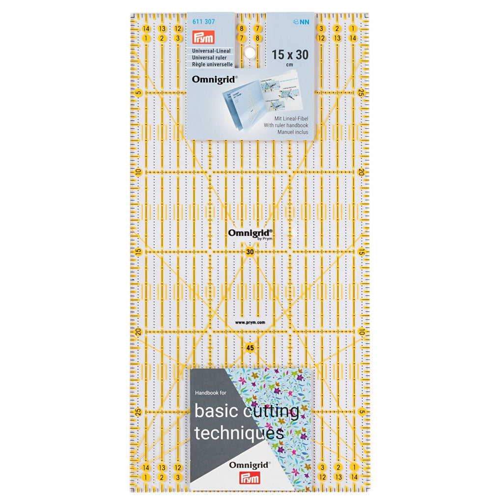 Prym Omnigrid Universal viivain 15x30 sentti