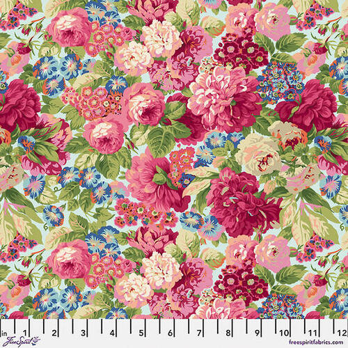 Sanderson - A Celelbration of Sanderson Rose&Peony Bright PWSA002.BRIGHT puuvillakangas