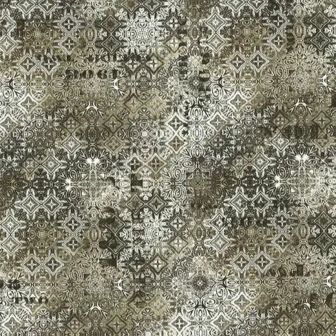 Tim Holtz, Abandoned Fadet Tile - Neutral PWTH129.NEUTRAL puuvillakangas