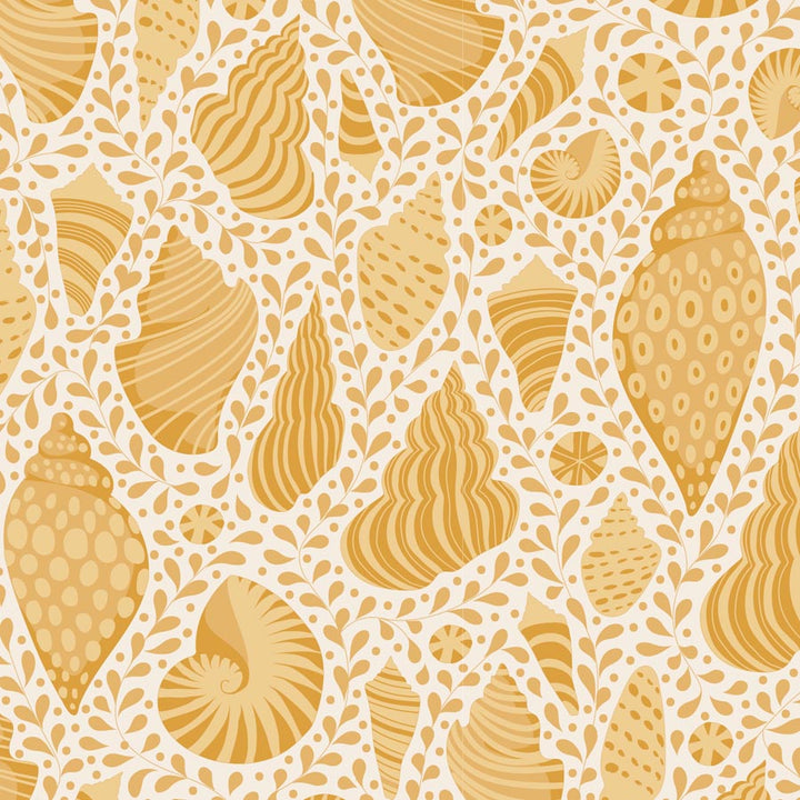 Tilda, Cotton Beach, FQ bundle of shell cotton fabrics