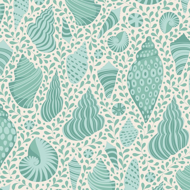 Tilda, Cotton Beach, FQ bundle of shell cotton fabrics