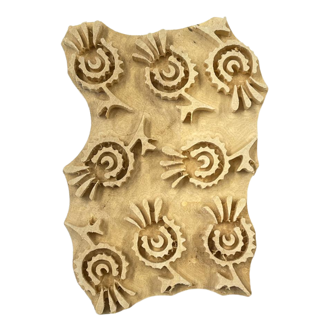 Wooden embossing stamp - Continuous tradition pattern 3