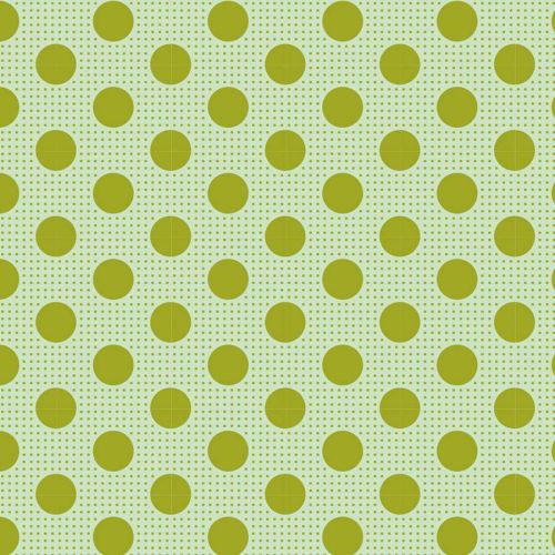 Tilda Medium Dots - 130011 Green puuvillakangas