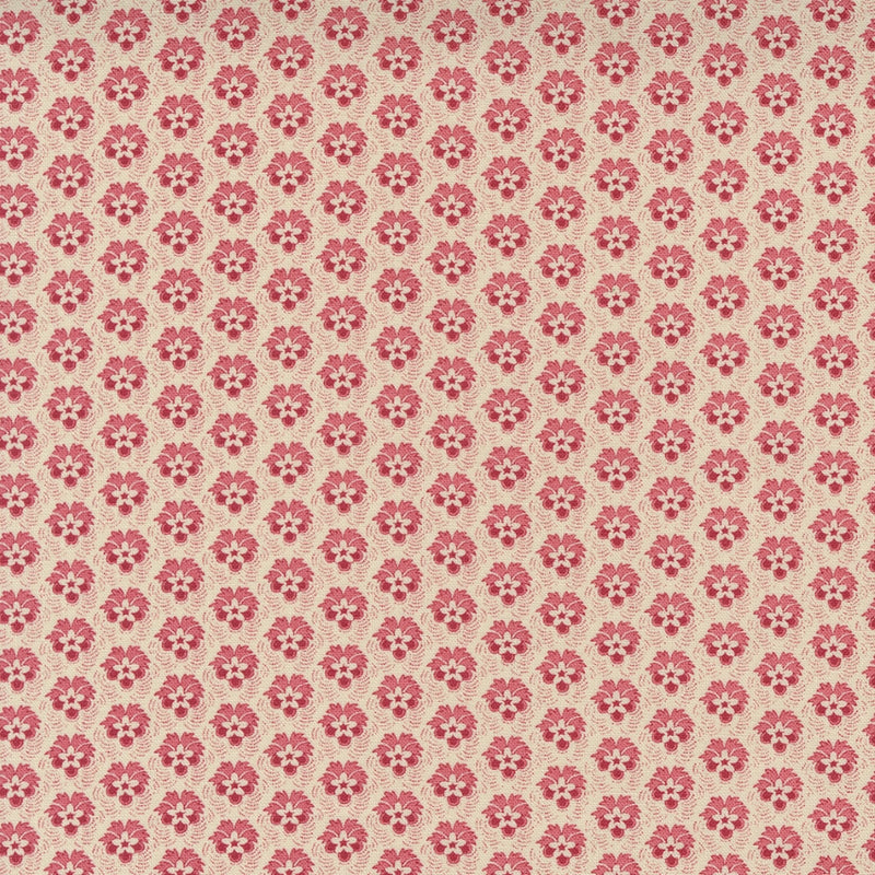 French General, La Vie Boheme 13906-15 Perl French Red puuvillakangas