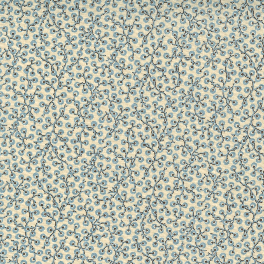 French General, La Vie Boheme 13907-19 Pearl French Blue puuvillakangas