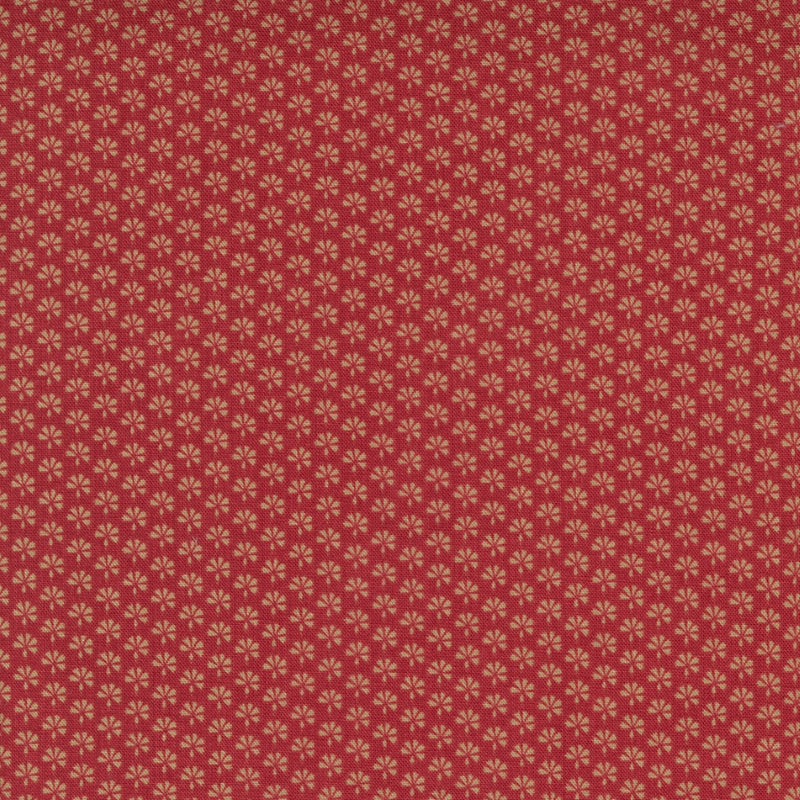 French General, Bonheur de Jour 13918-11 Rouge puuvillakangas