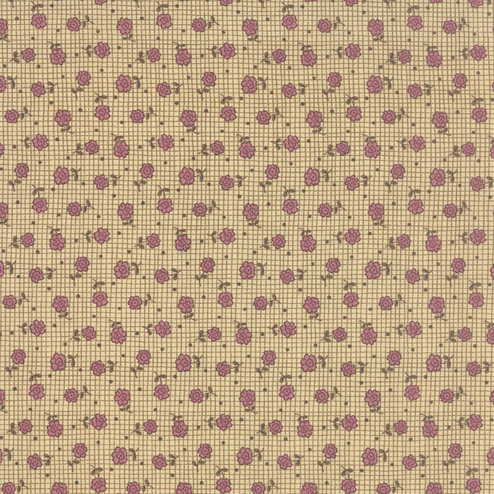 Sandy Gervais - Prints Charming, Cream Berry 17843 13 puuvillakangas
