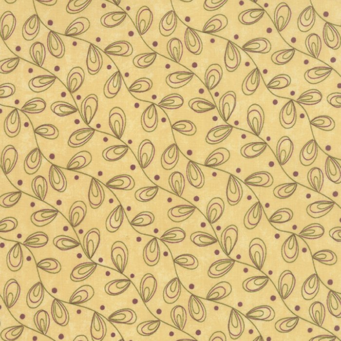 Sandy Gervais - Prints Charming, Cream Berry 17848 16 puuvillakangas