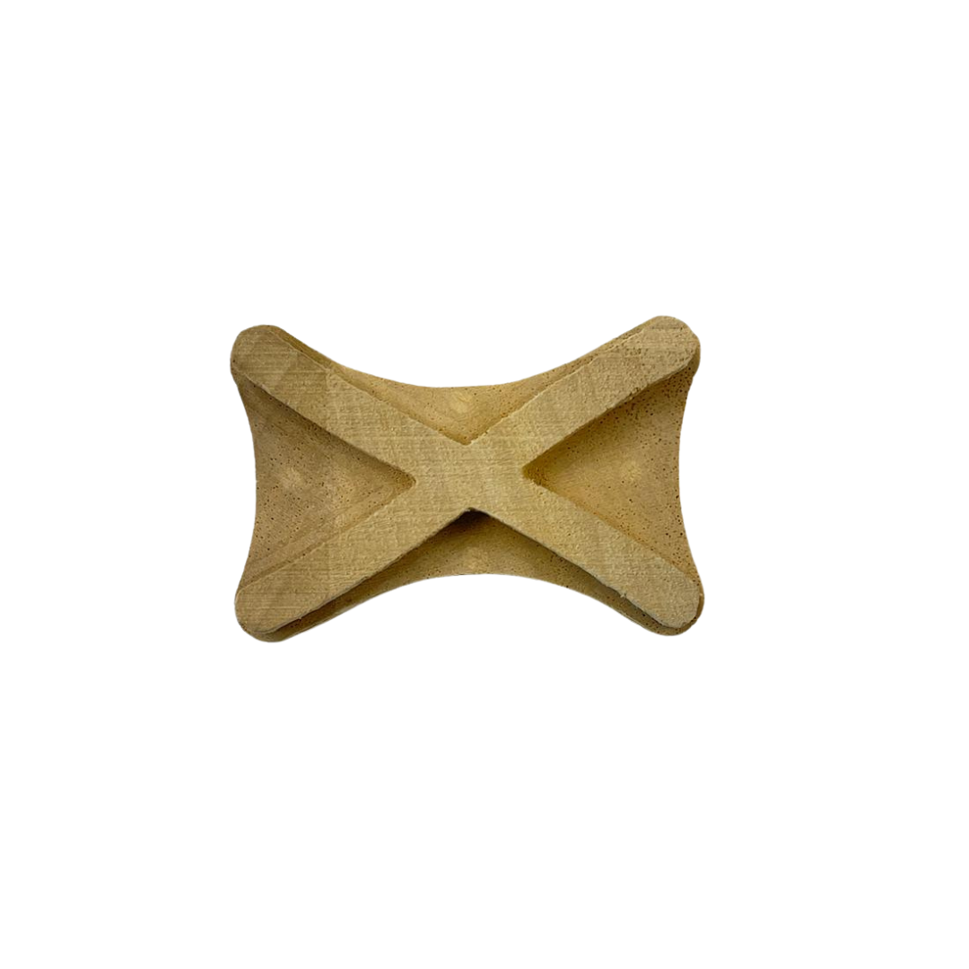 Wooden embossing stamp - X
