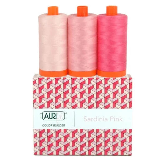 Aurifil Color Builder 50wt Sardinia Pink ompelulankapaketti