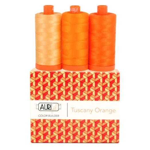 Aurifil Color Builder 50wt Tuscany Orange ompelulankapaketti