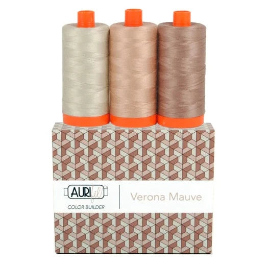 Aurifil Color Builder 50wt Verona Mauve ompelulankapaketti