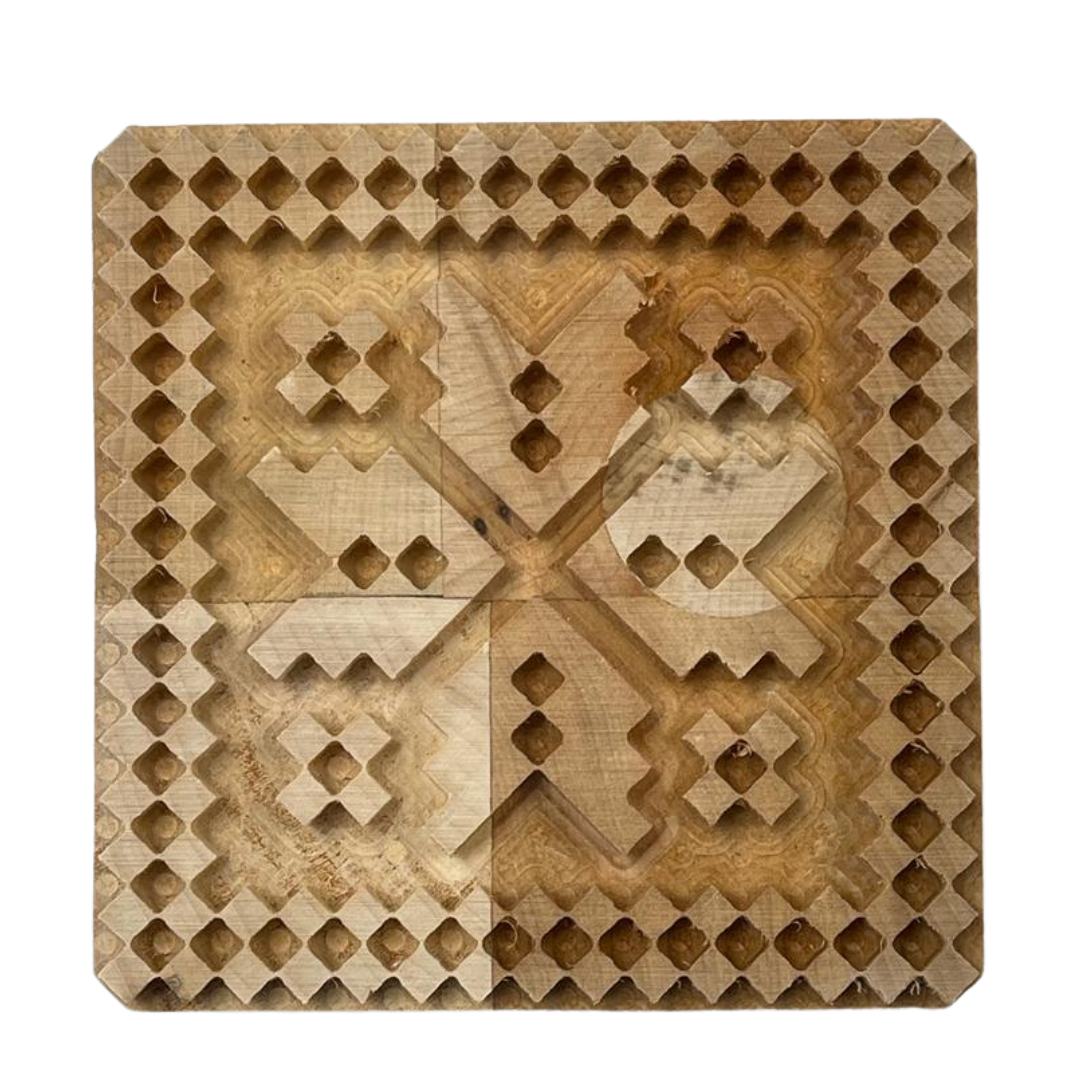 Wooden embossing stamp - Sock pattern 1201