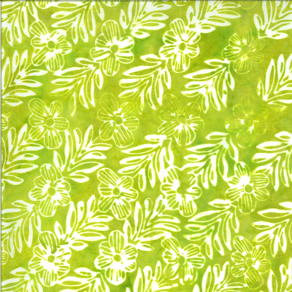 Confection Batiks 273101-17 Lime batiikki puuvillakangas