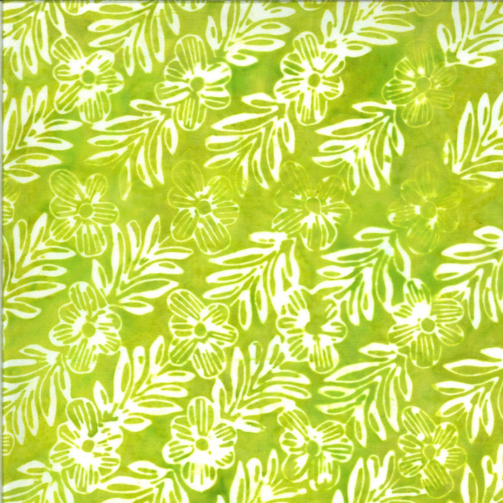 Confection Batiks 273101-17 Lime batiikki puuvillakangas