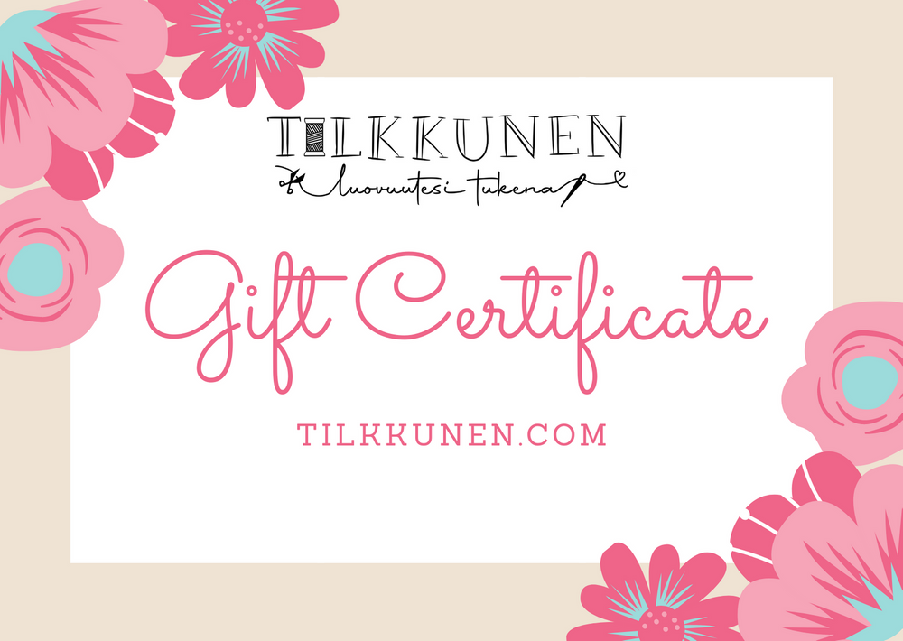 Tilkkunen Gift Certificate