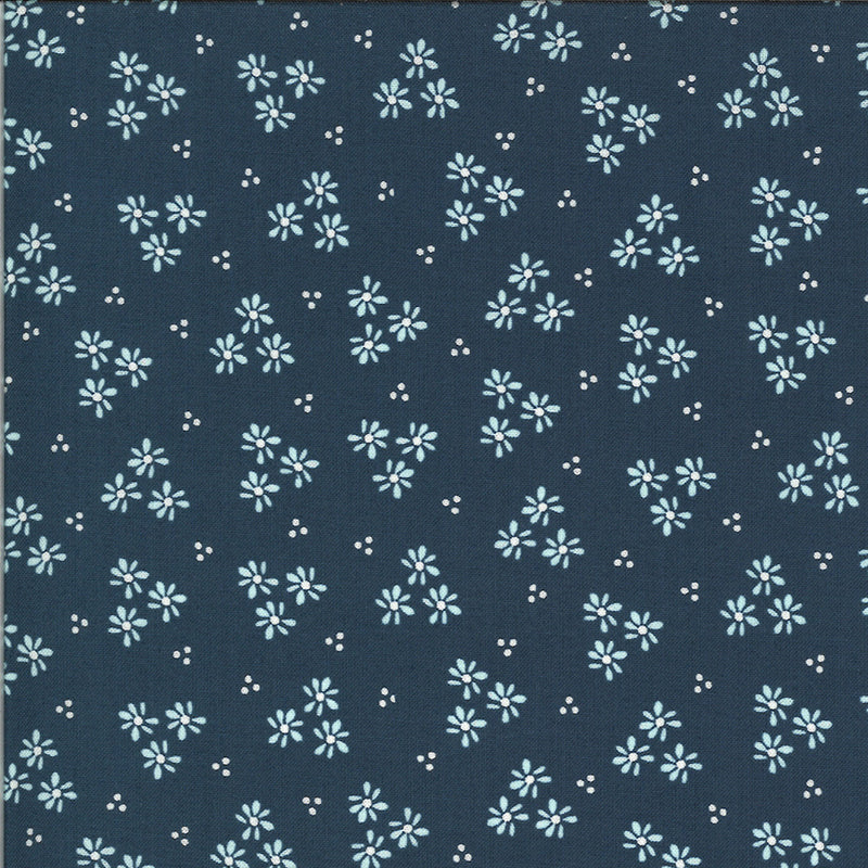 Sherri&Chelsi - Happy Days Fressia Navy 37603 21 puuvillakangas