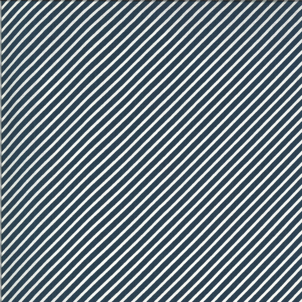 Sherri&Chelsi - Happy Days Stripe Navy 37604 26 puuvillakangas