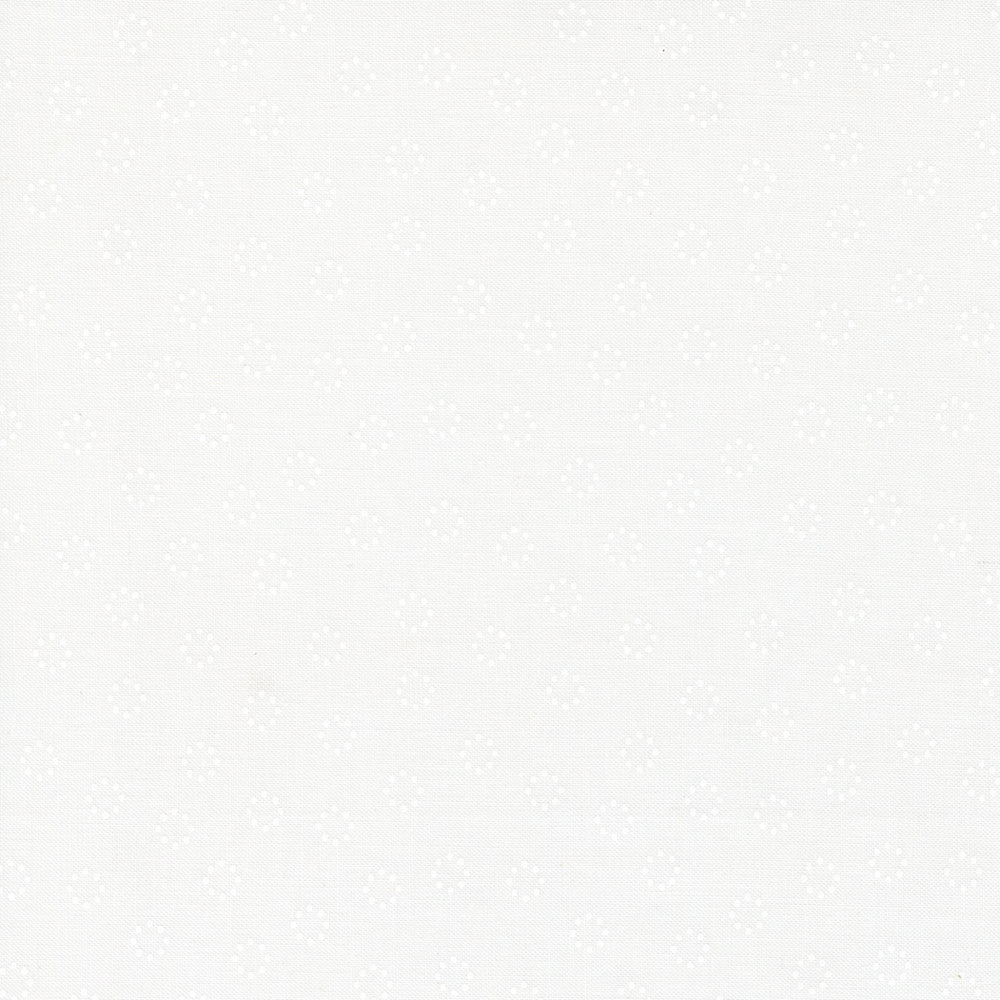 Sherri&Chelsi - Simply Delightful - Off White&White Daisy Dot 37644-31 puuvillakangas
