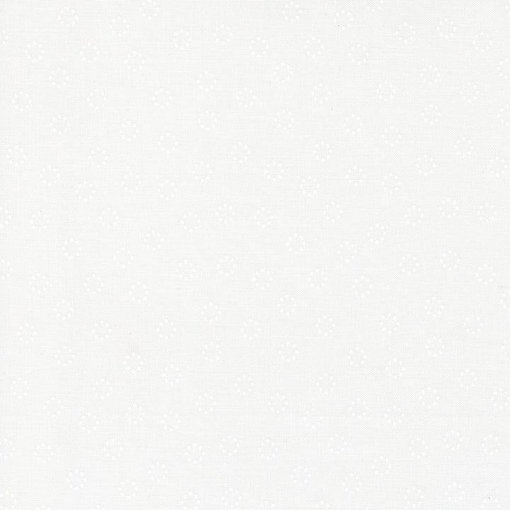 Sherri&Chelsi - Simply Delightful - Off White&White Daisy Dot 37644-31 puuvillakangas