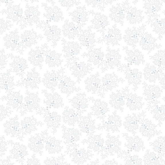 Quilters Flour IV 397-01W Flowers with Fine Lines puuvillakangas