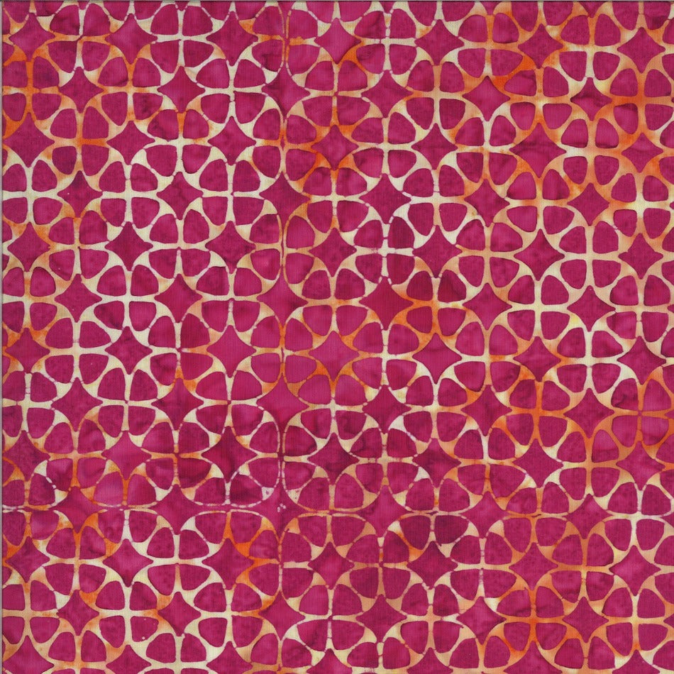 Malibu Batiks 4357-14 Orchid batiikki puuvillakangas