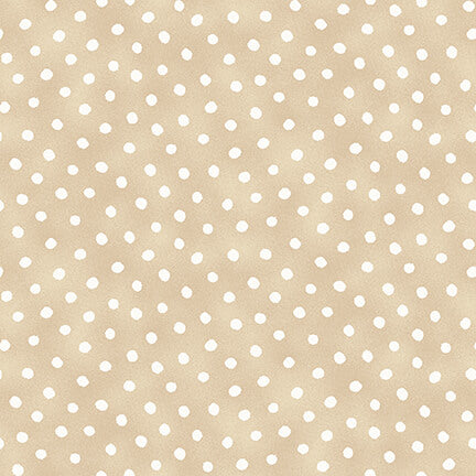 Dawn Rosengren, Little Ones - Dots - Beige 444-30 puuvillakangas