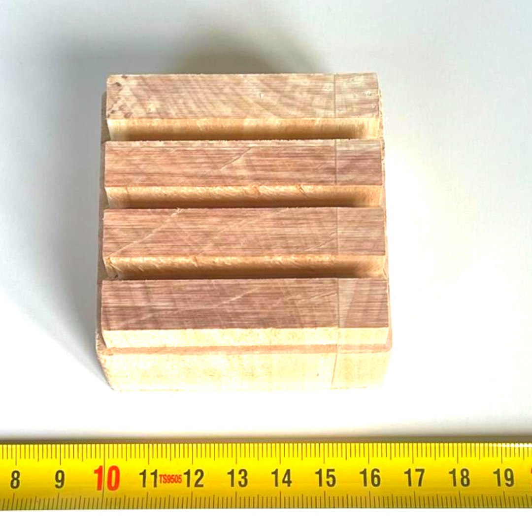 Wooden embossing stamp - Square lines