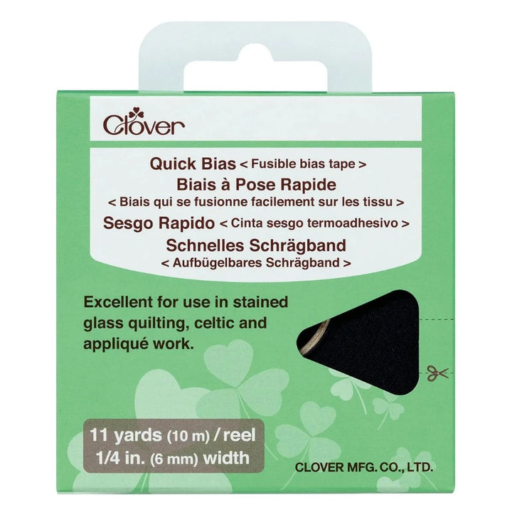 Clover Quick Bias Vinonauha 10m musta 700-1128