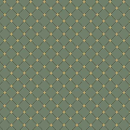 Kim Diehl, Right As Rain - Aqua - Cross Hatch 9846-77 puuvillakangas