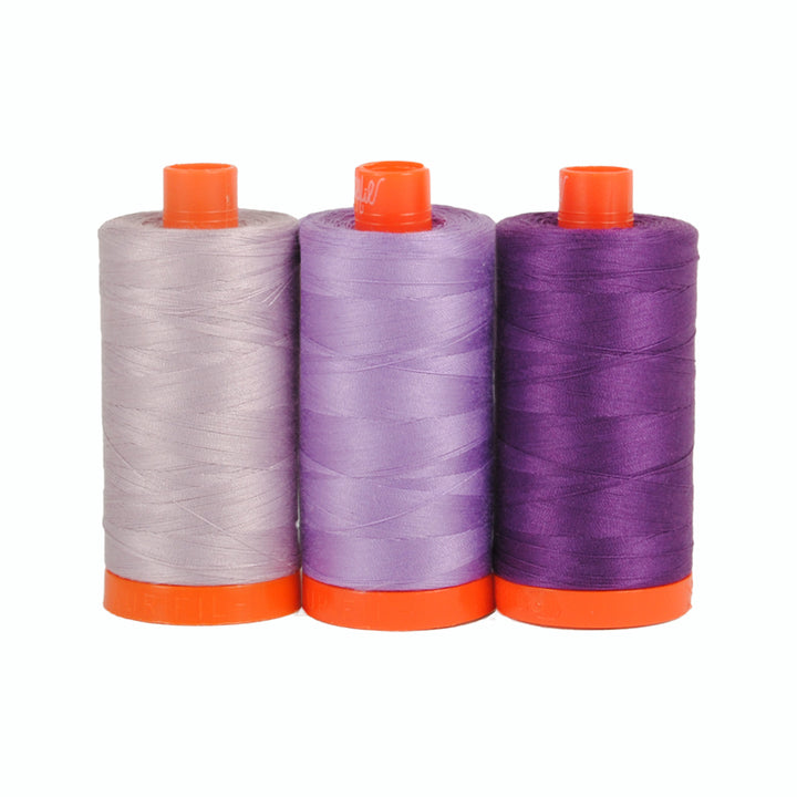 Aurifil Color Builder 50wt Amalfi Purple ompelulankapaketti