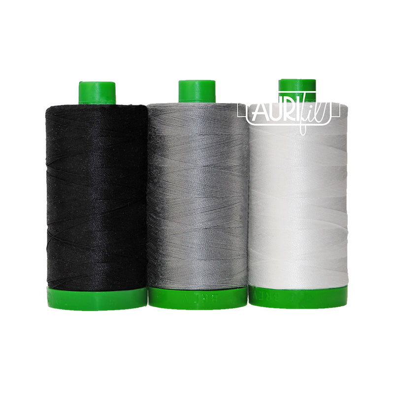 Aurifil Color Builders 2021 - 12. Afrikanpingviini ompelulankapaketti