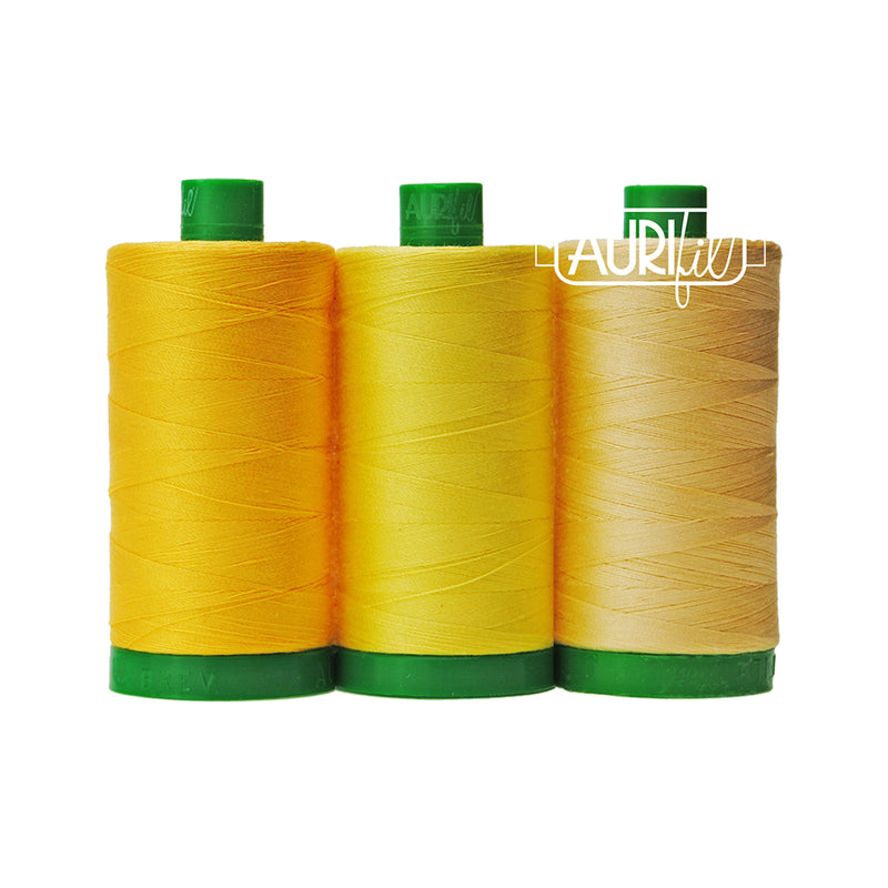 Aurifil Color Builders 2021 - 09. Hyeenakoira ompelulankapaketti