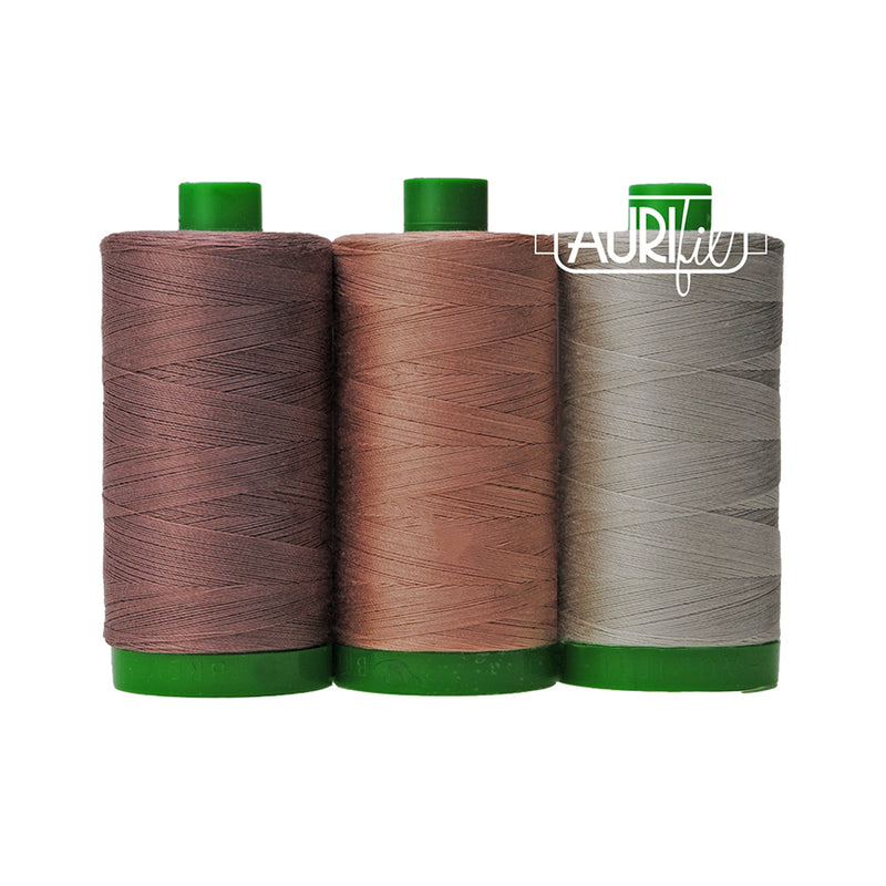 Aurifil Color Builders 2021 - 03. Merikilpikonna ompelulankapaketti
