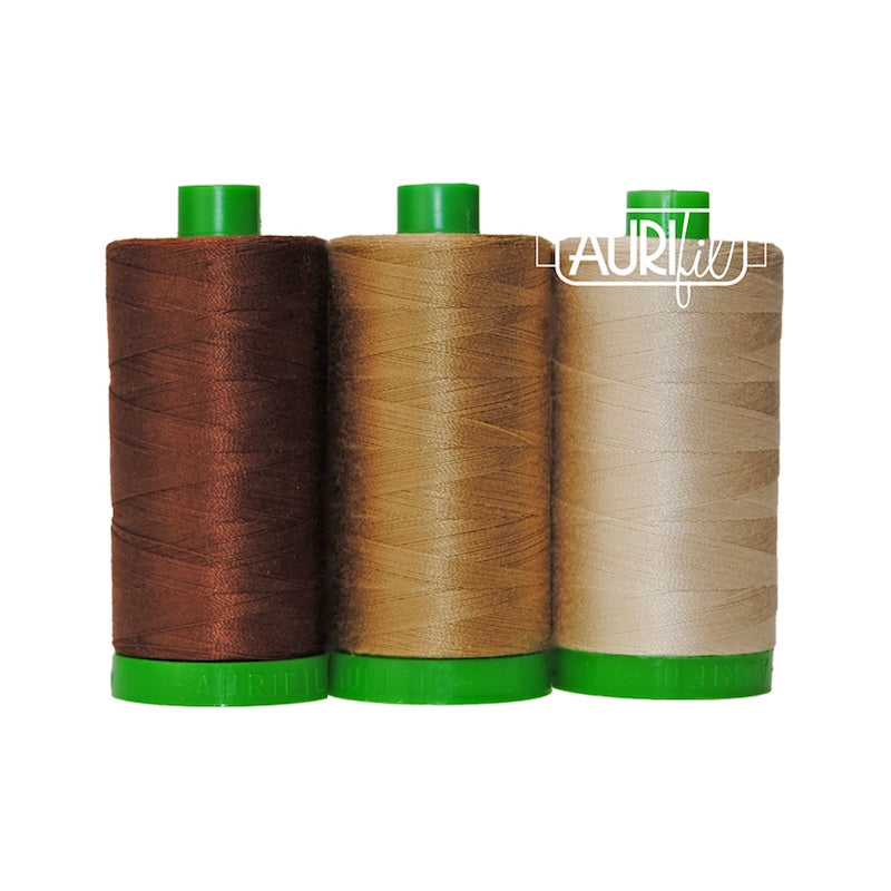 Aurifil Color Builders 2021 - 11. Muurahaiskäpy ompelulankapaketti