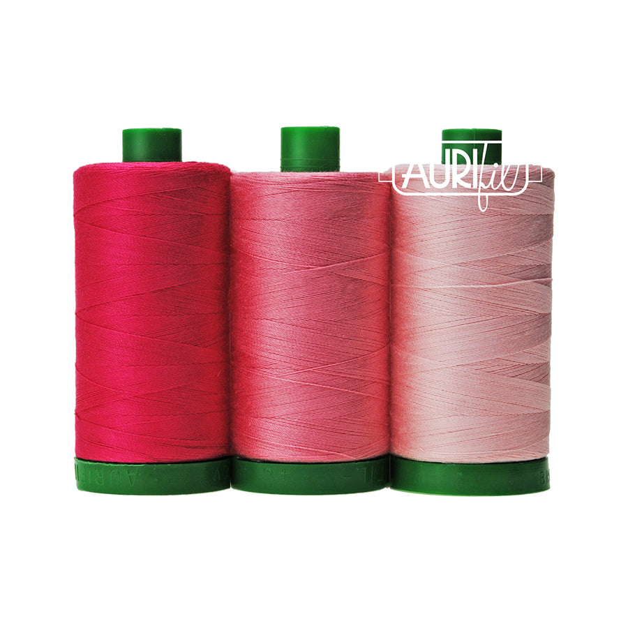 Aurifil Color Builders 2021 - 05. Pinkki-iguana ompelulankapaketti